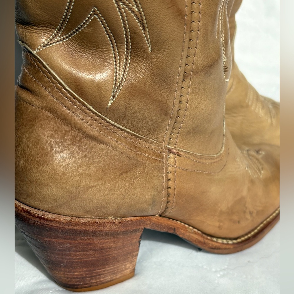 Dingo Acme vintage 70’s retro style western cowboy boots leather womens sz 7 - Picture 4 of 10